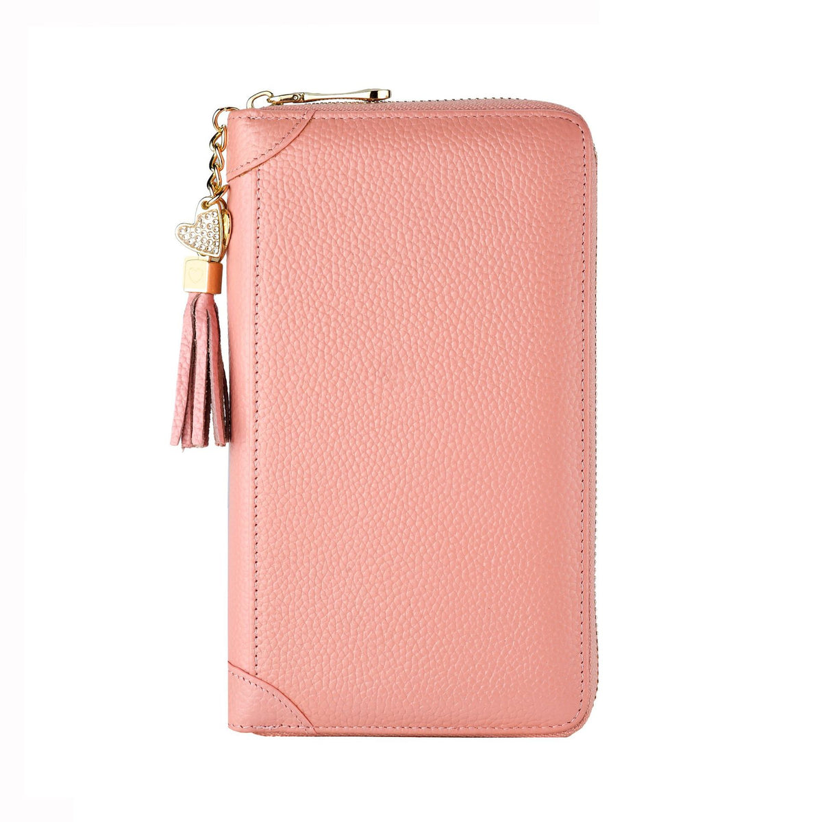 Foreign Trade Card Bag Women's Multi-Card Cowhide Anti-Theft Brush RFID Leather Anti-Degaussing Card Clip Zipper Credit Driver's License