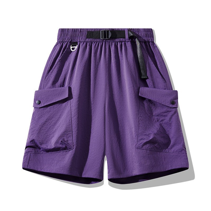 2026 New Large Size Men's Clothing Summer New Men's Casual Pants Quick-Dry Work Shorts Loose and Breathable - stoutforge