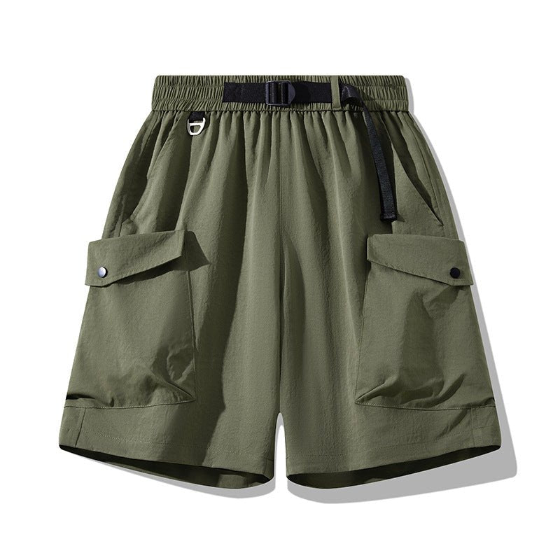 2026 New Large Size Men's Clothing Summer New Men's Casual Pants Quick-Dry Work Shorts Loose and Breathable - stoutforge