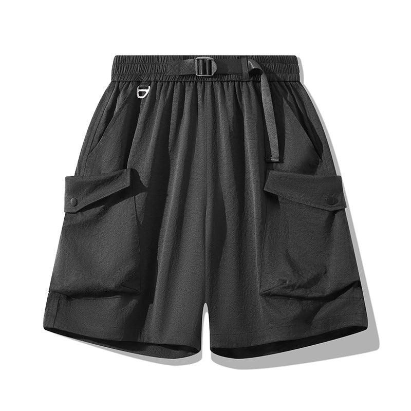 2026 New Large Size Men's Clothing Summer New Men's Casual Pants Quick-Dry Work Shorts Loose and Breathable - stoutforge