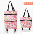 Manufacturer Wholesale Foldableable Carryable Shopping Cart, Portable Tug Hanging Bag, Handbag, Variable Grocery Shopping Cart