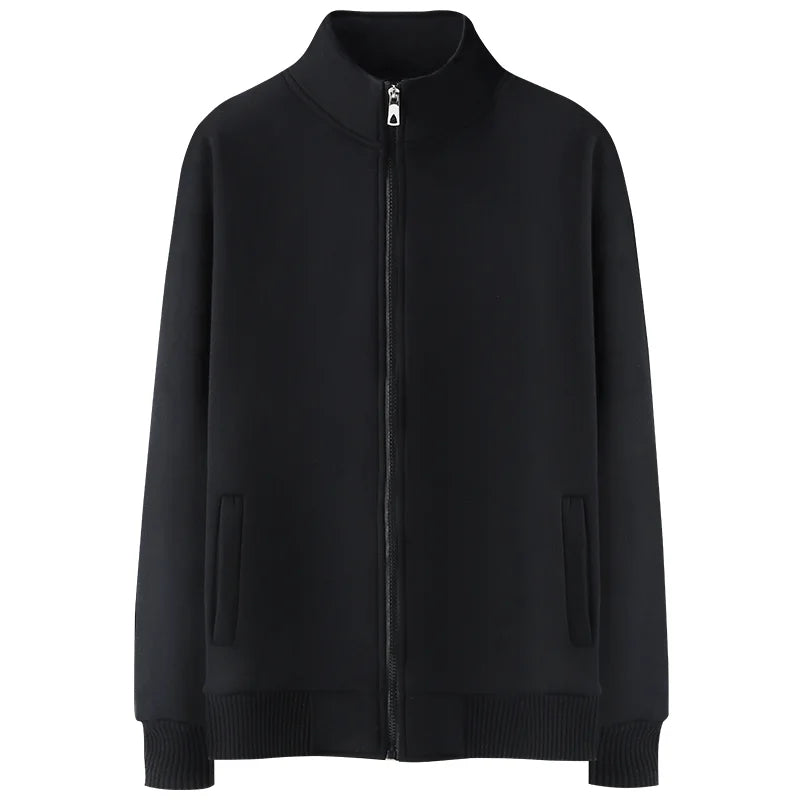 Autumn and Winter Lamb Velvet Jacket Neutral Solid Color Wild Couple Zipper Jacket Custom Personality LOGO 2021 New NSLP