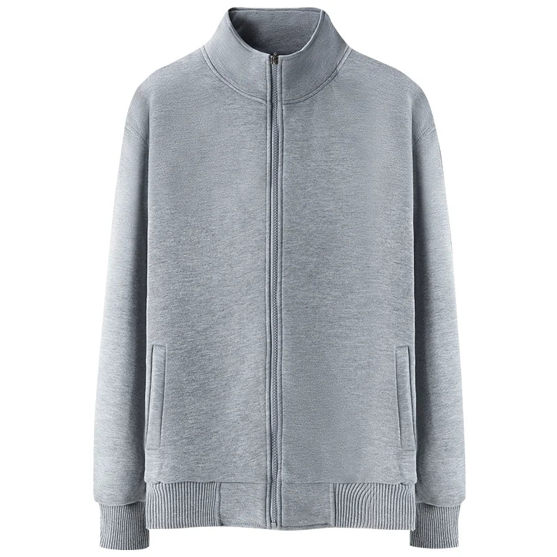Autumn and Winter Lamb Velvet Jacket Neutral Solid Color Wild Couple Zipper Jacket Custom Personality LOGO 2021 New NSLP