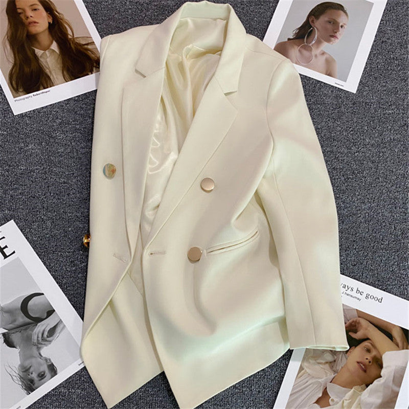 Orange Suit Jacket Women's 2025 Spring and Autumn New Korean High-end Temperament Popular Suit 22 Colors