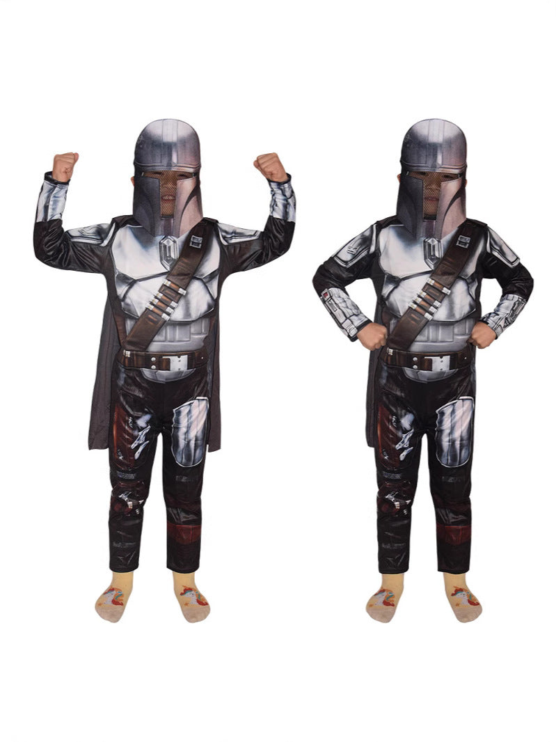 Halloween Kidsren's Cosplay Costumes Galaxy Bounty Hunter the Mandalorian Season 3 Costumes