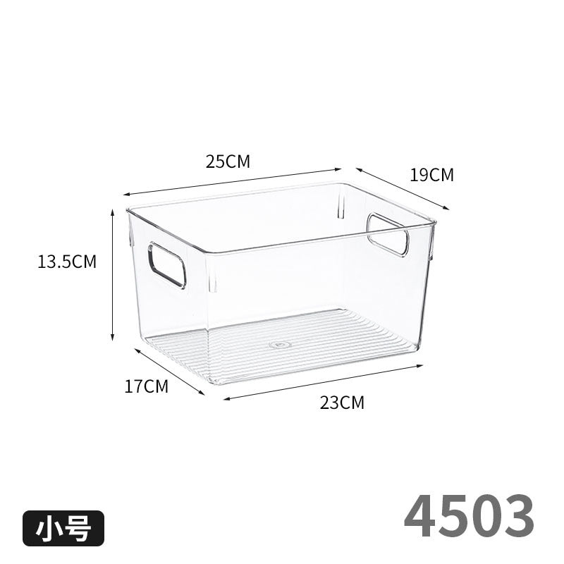 Desktop Storage Box U-Port Transparent Acrylic Cosmetic Mask Bathroom Skin Care Product Perfume Workstation Dressing Table Basket
