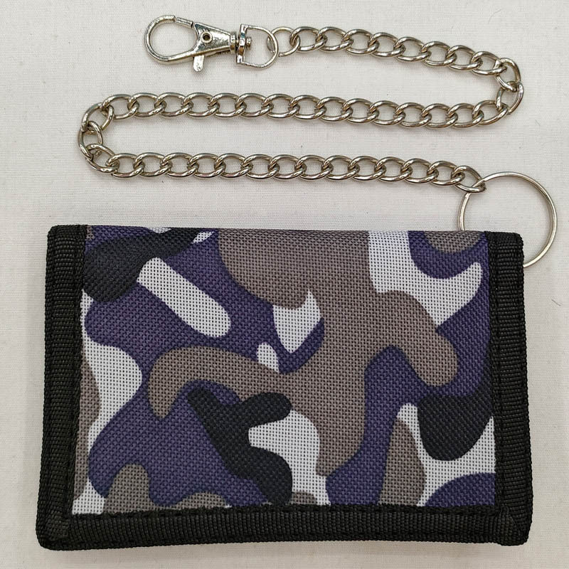 Factory Folding Waterproof Men's Wallet Outdoor Chain Anti-theft Money Bag Tactical Storage Waistband Wallet in stock