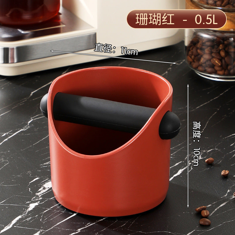 Coffee Powder Dregs Barrel Mini Coffee Dregs Knocking Powder Barrel Household Italian Coffee Bar Pour Dregs Storage Coffee Utensil