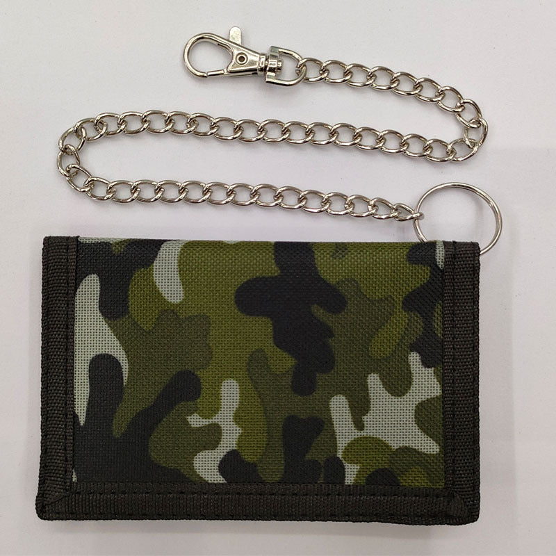 Factory Folding Waterproof Men's Wallet Outdoor Chain Anti-theft Money Bag Tactical Storage Waistband Wallet in stock