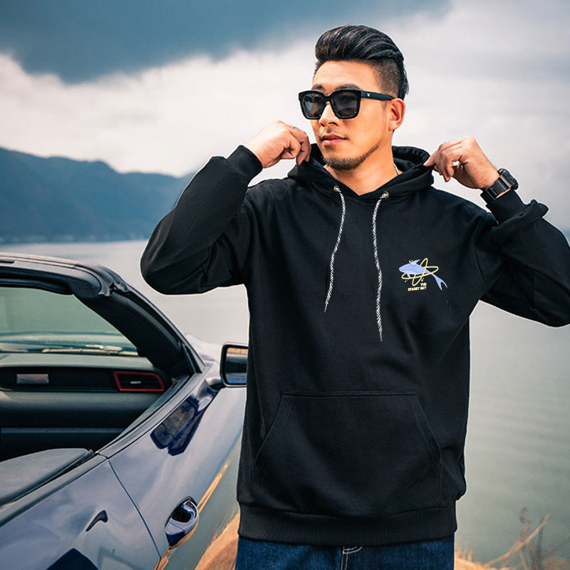 11XL Extra Large Size for Big and Tall Men, Plus Size Thick Fleece Hoodie Sweatshirt for Men in Winter