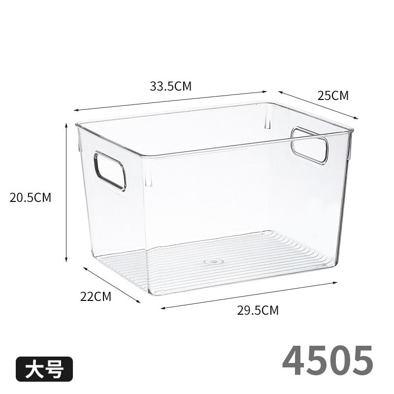 Desktop Storage Box small size Sundries Stationery Post-it Notes Hand Account Pencil Transparent Narrow Long Storage and Filing Box