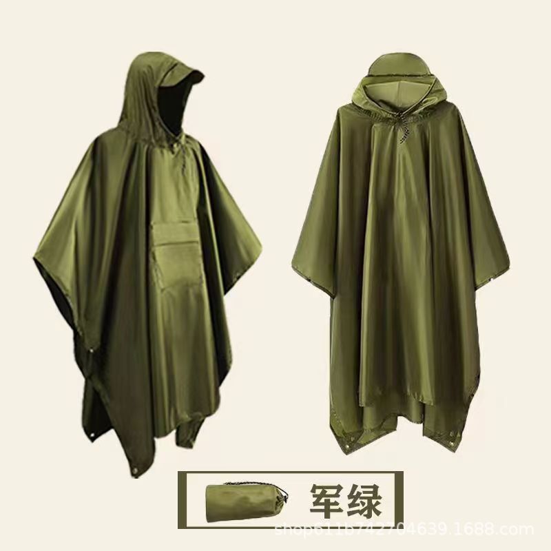 Source manufacturers Tianmu multi-functional three-in-one outdoor hiking camping multi-purpose foreign trade cape poncho