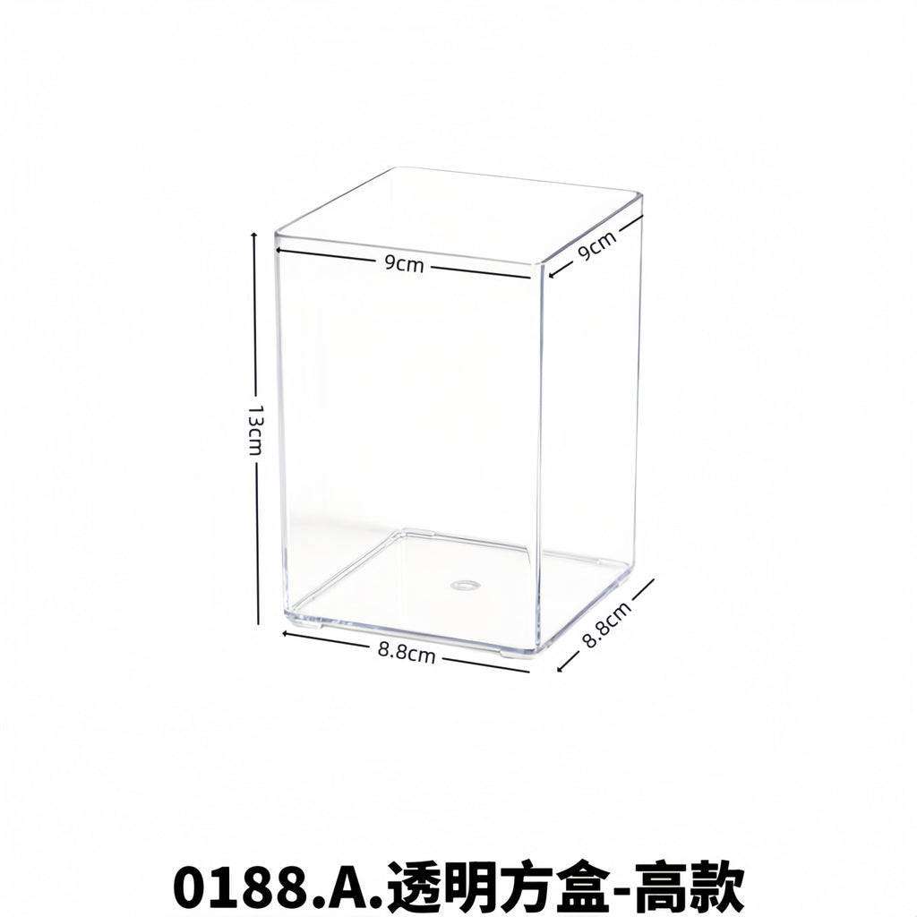 Drawer Storage Partition Built-In Box Transparent Acrylic Office Stationery Rectangular Partition Partition Organizing Box