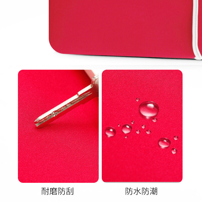Color diving material Neoprene13 inch flat protective cover 14 pairs of bread 15 inch laptop liner bag