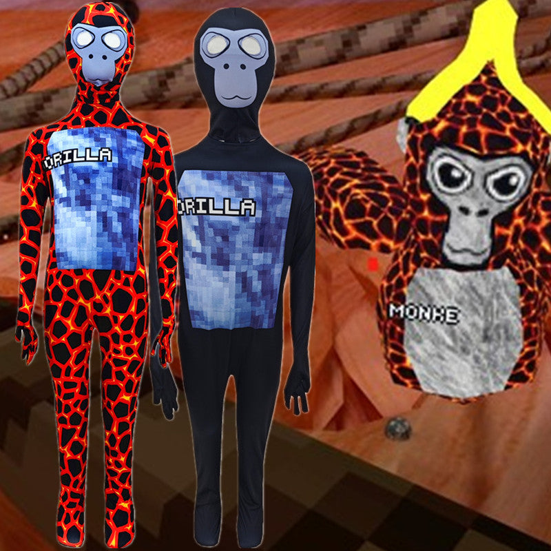 Halloween cross-border Gorilla Tag game lava orangutan cosplay condo stage performance clothes