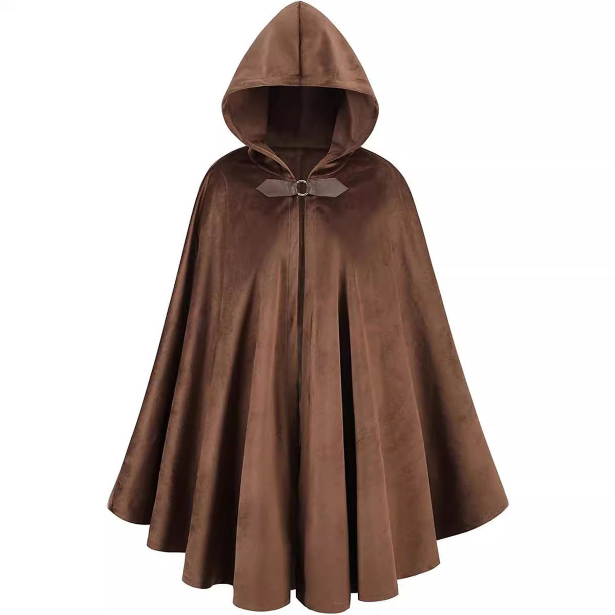 Medieval Deer Suede Cloak Halloween Retro Battle Warrior Cosplay Cosplay Costume Cloak