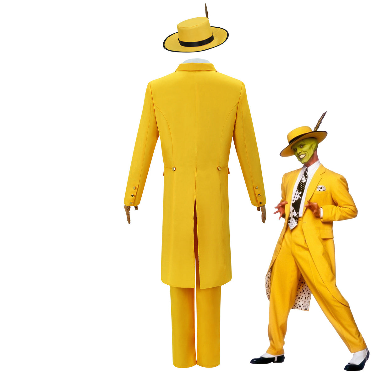 Funny cos costume JimCarry Jin kailui cosplay facial figure role play costume Halloween