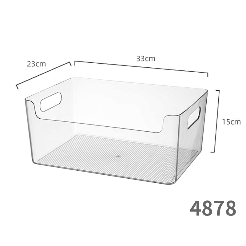 Desktop Storage Box small size Sundries Stationery Post-it Notes Hand Account Pencil Transparent Narrow Long Storage and Filing Box