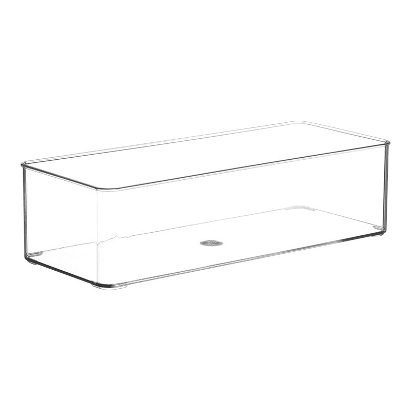 Drawer Storage Partition Built-In Box Transparent Acrylic Office Stationery Rectangular Partition Partition Organizing Box