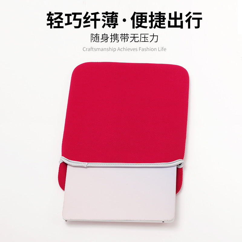 Color diving material Neoprene13 inch flat protective cover 14 pairs of bread 15 inch laptop liner bag