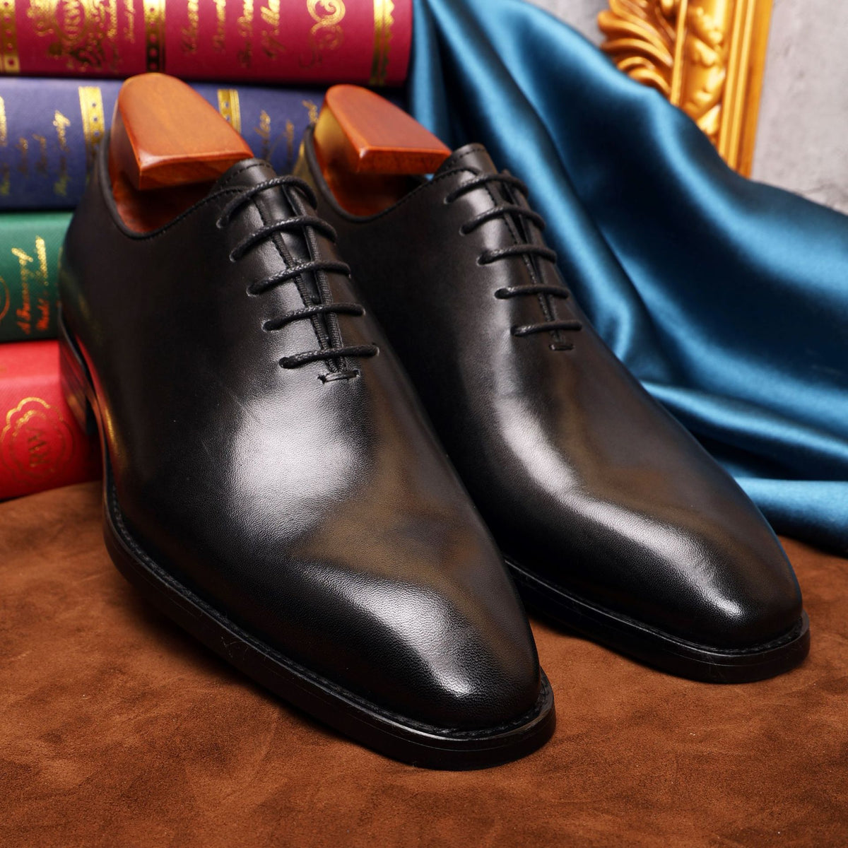 Business Formal Oxford Shoes for Men, Wedding Shoes, First-Layer Cowhide Leather, Carved Design, Gentlemanly British Retro European and American Trendy Shoes