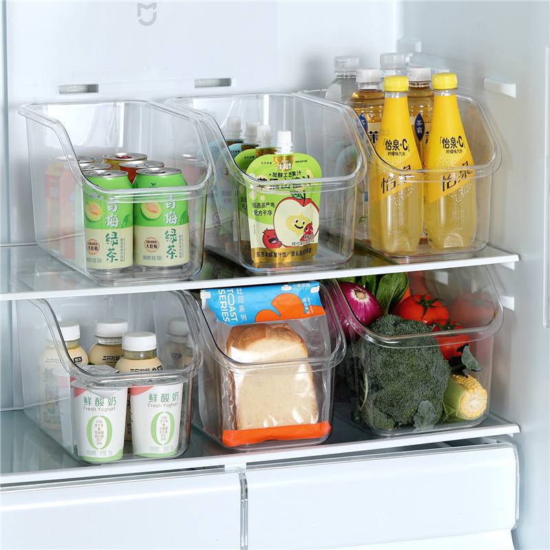 Refrigerator Storage Box Storage and Organization Artifact Drawer Box Storage Box Organization Box Egg Food Preservation Box Kitchen
