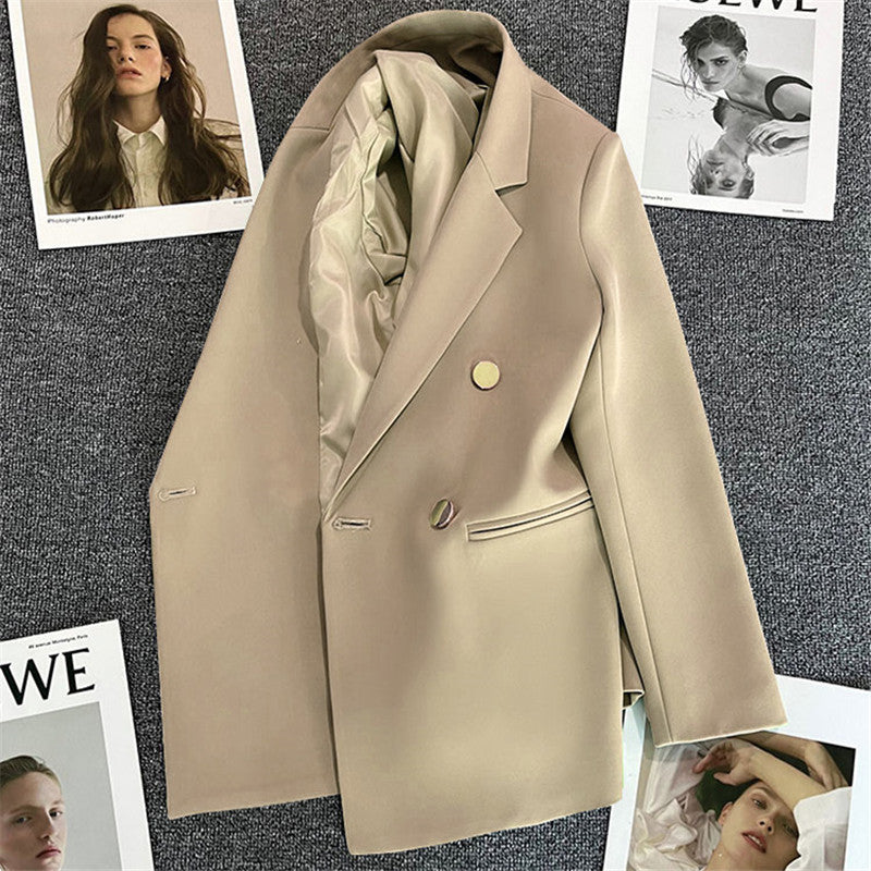 Orange Suit Jacket Women's 2025 Spring and Autumn New Korean High-end Temperament Popular Suit 22 Colors