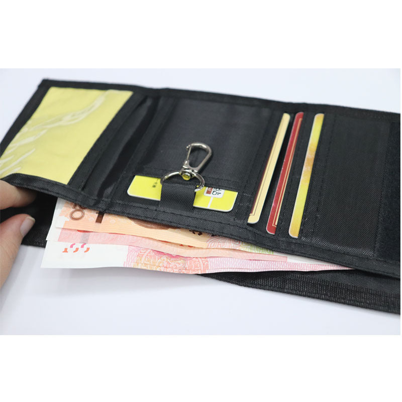 Factory Folding Waterproof Men's Wallet Outdoor Chain Anti-theft Money Bag Tactical Storage Waistband Wallet in stock