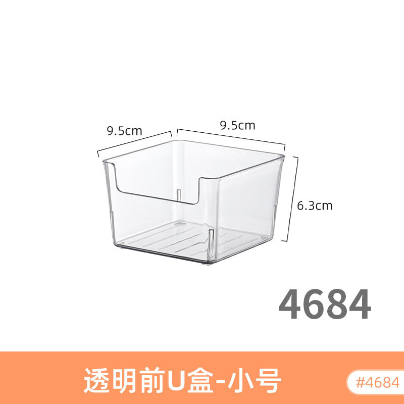 Desktop Storage Box small size Sundries Stationery Post-it Notes Hand Account Pencil Transparent Narrow Long Storage and Filing Box