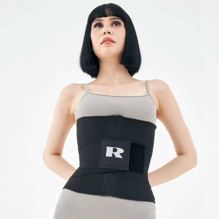 Kuaishou, same style with TikTok ins style sweat-breaking plastic belt fitness shaping yoga sports postpartum body shaping belly belt