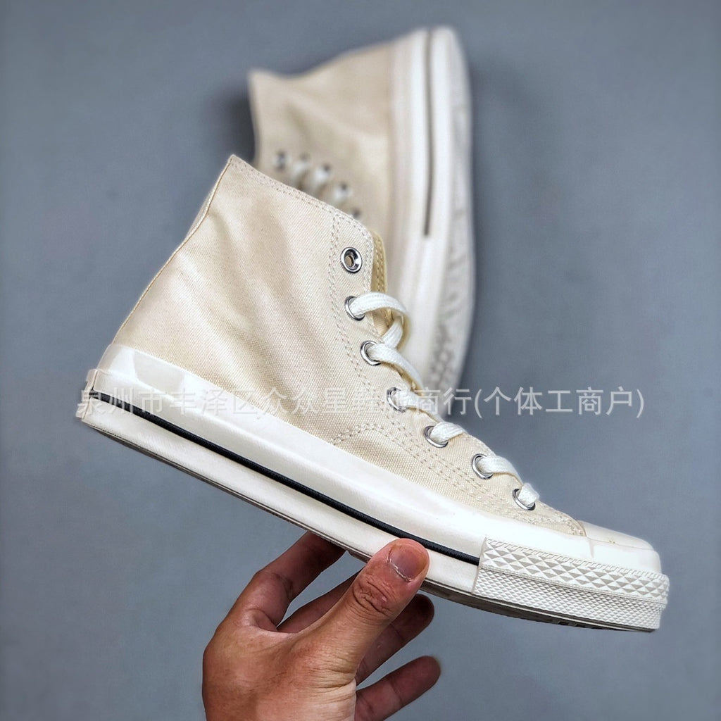 New Square Toe Squaretoe Ox Versatile, Comfortable and Wear-Resistant Low-Top Canvas Shoes for Men and Women, Same Style for Couples