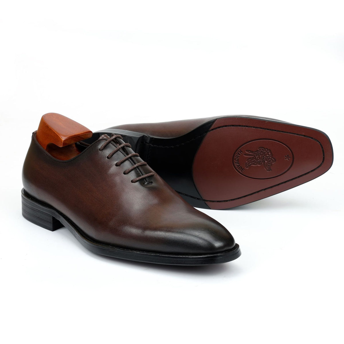 Business Formal Oxford Shoes for Men, Wedding Shoes, First-Layer Cowhide Leather, Carved Design, Gentlemanly British Retro European and American Trendy Shoes