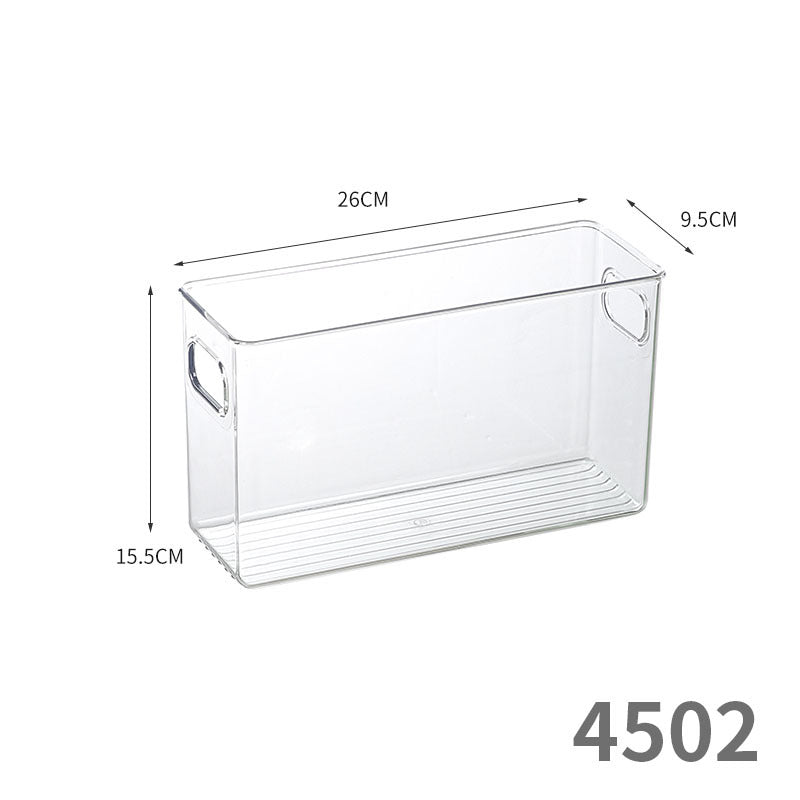 Desktop Storage Box U-Port Transparent Acrylic Cosmetic Mask Bathroom Skin Care Product Perfume Workstation Dressing Table Basket
