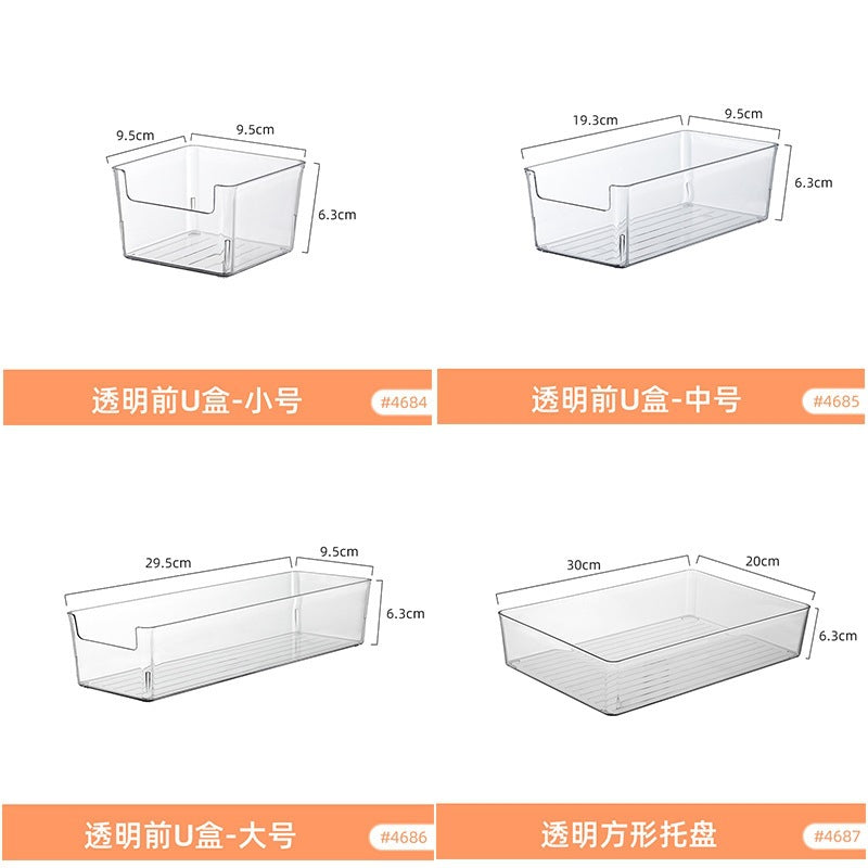 Snack and Miscellaneous Storage Box Right-Angle Plus Rectangular Narrow Long Drawer-Type Kitchen Cabinet Partition Deep Cabinet Storage Rack