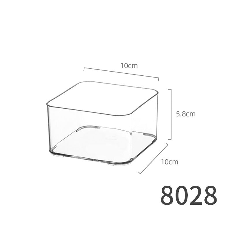 Desktop Storage Box small size Sundries Stationery Post-it Notes Hand Account Pencil Transparent Narrow Long Storage and Filing Box