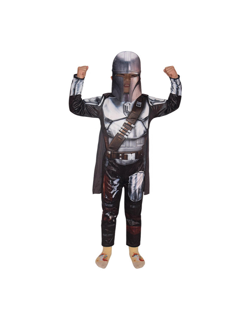 Halloween Kidsren's Cosplay Costumes Galaxy Bounty Hunter the Mandalorian Season 3 Costumes