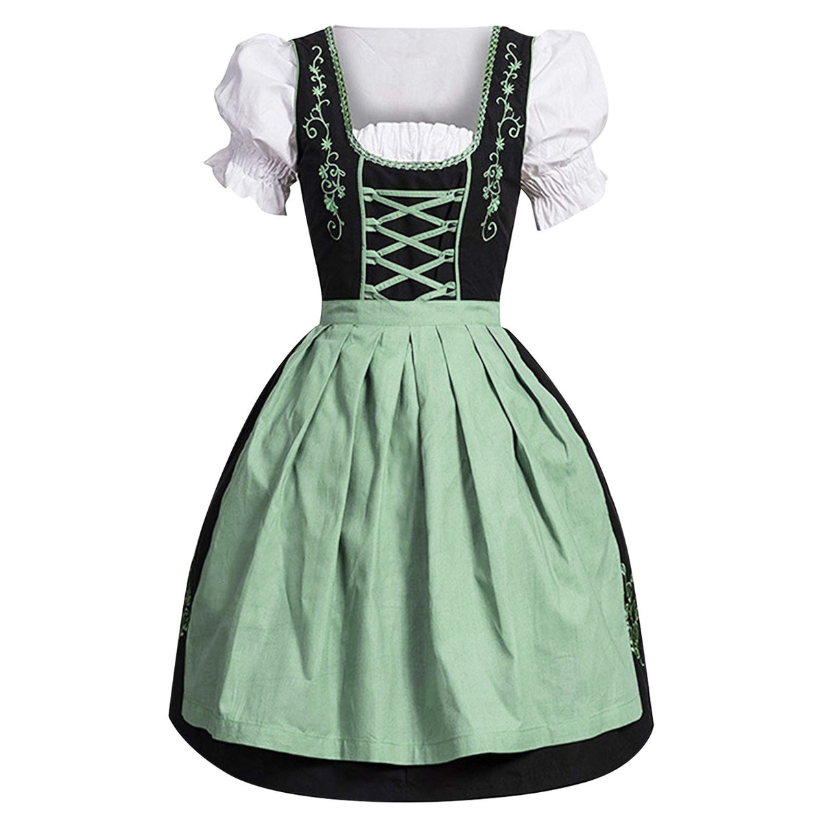 2024 European and American Halloween Beer Festival Maid Cosplay Costume Women's Top