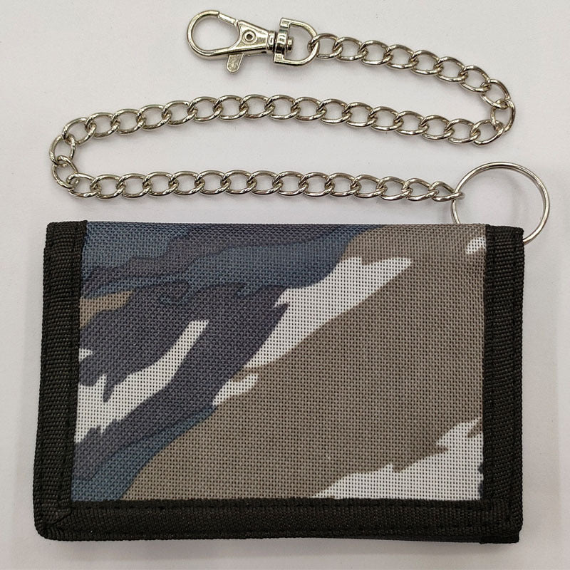 Factory Folding Waterproof Men's Wallet Outdoor Chain Anti-theft Money Bag Tactical Storage Waistband Wallet in stock