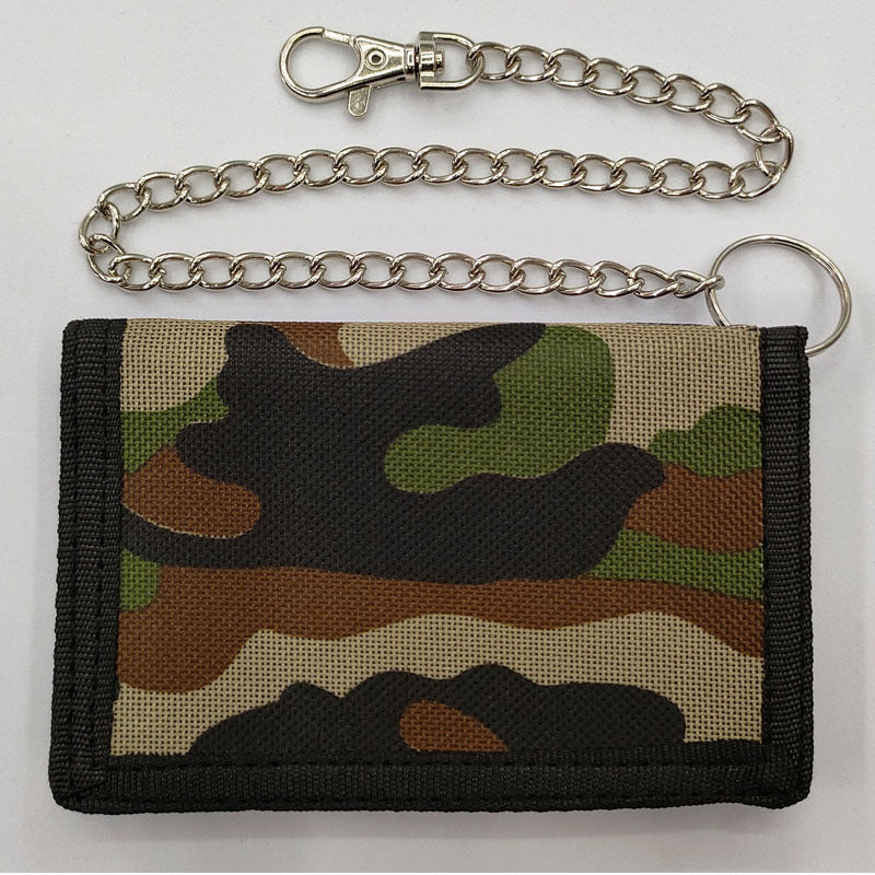 Factory Folding Waterproof Men's Wallet Outdoor Chain Anti-theft Money Bag Tactical Storage Waistband Wallet in stock