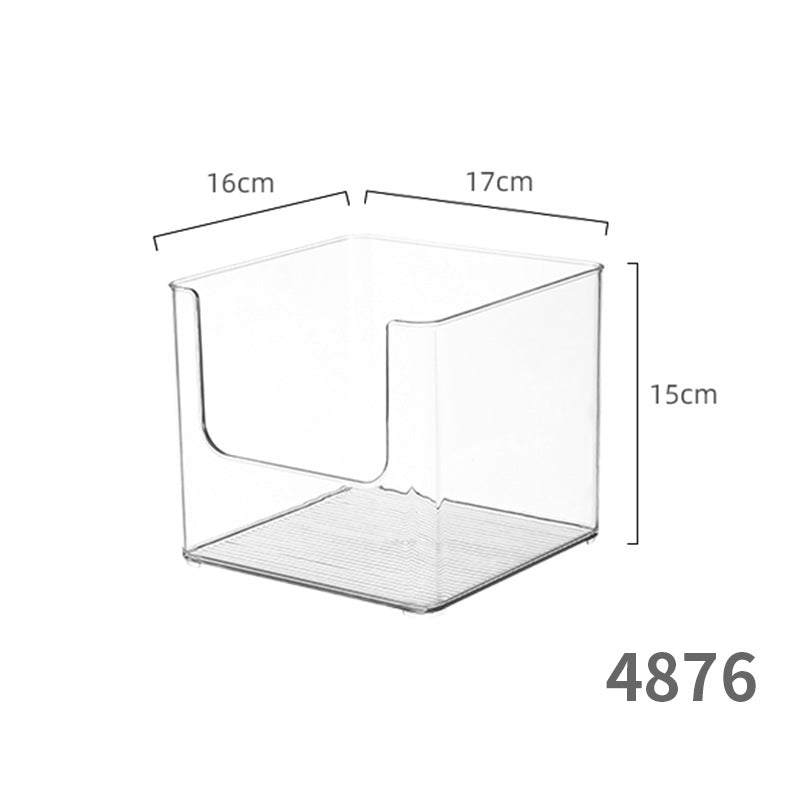 Desktop Storage Box small size Sundries Stationery Post-it Notes Hand Account Pencil Transparent Narrow Long Storage and Filing Box