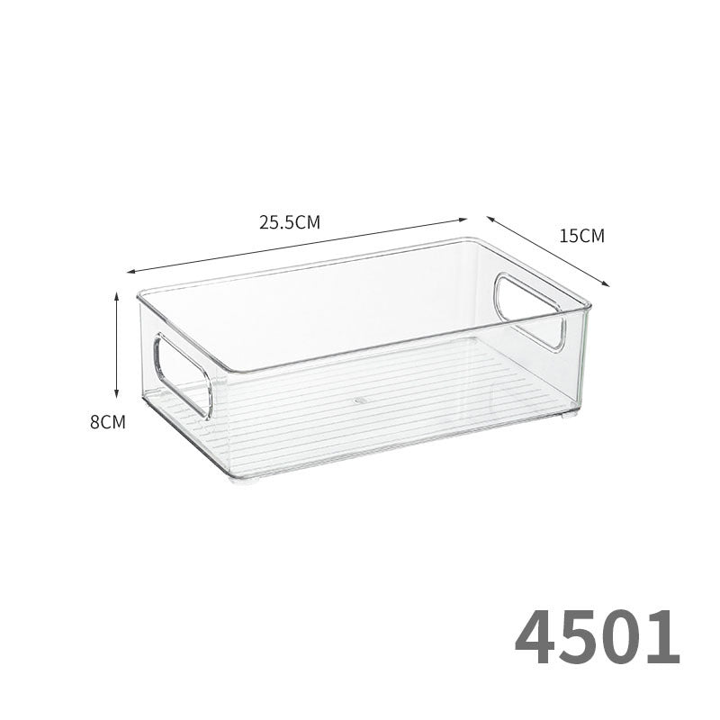 Desktop Storage Box U-Port Transparent Acrylic Cosmetic Mask Bathroom Skin Care Product Perfume Workstation Dressing Table Basket