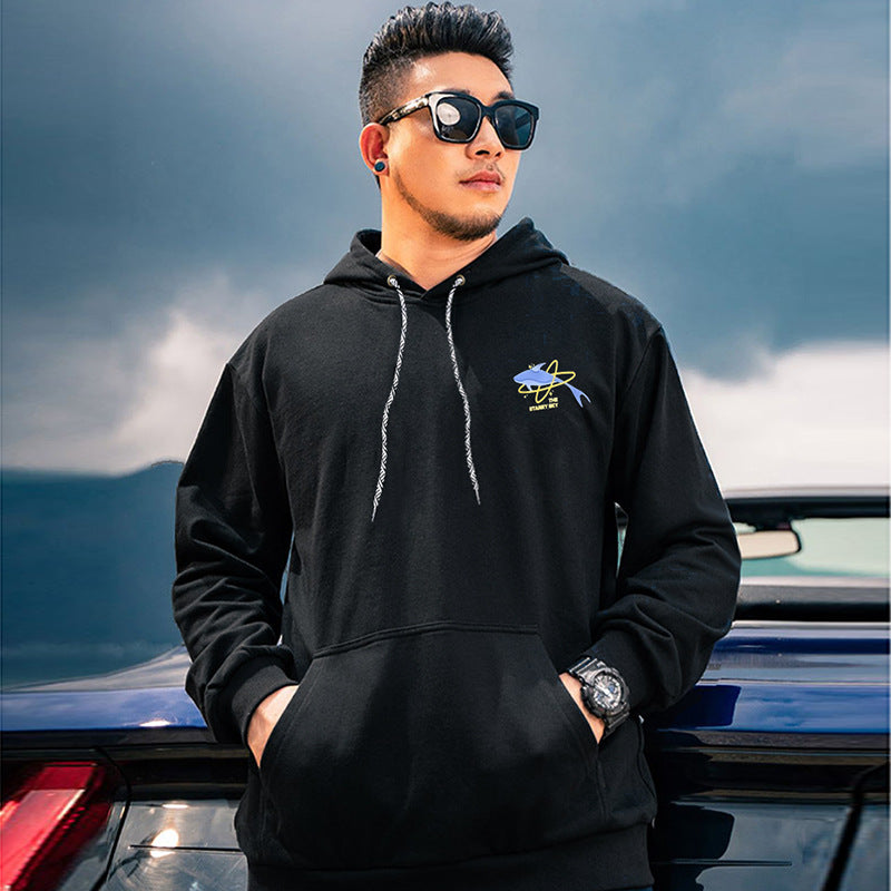 11XL Extra Large Size for Big and Tall Men, Plus Size Thick Fleece Hoodie Sweatshirt for Men in Winter