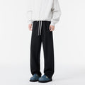 Plus Size Men's Clothing 2025 Spring and Autum New Men's Plus Size Straight Pants Trendyy Draped Casual Sports Pants