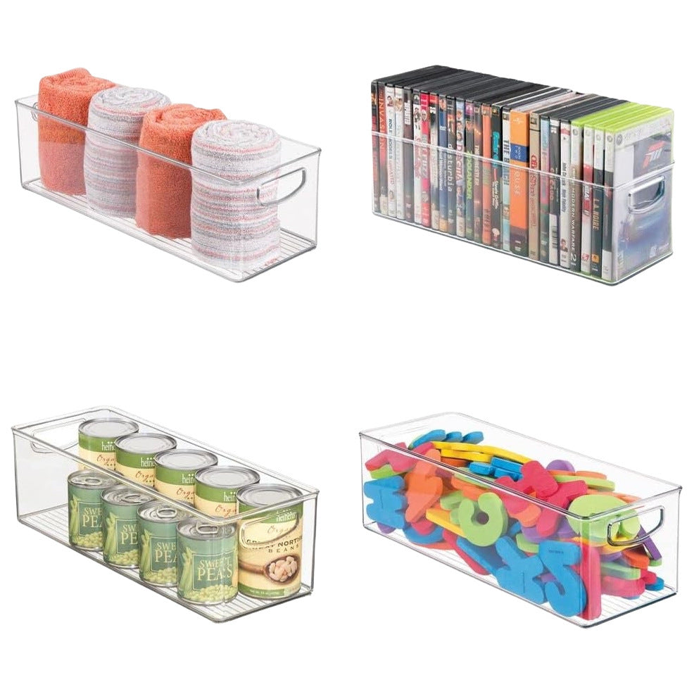 Desktop Storage Box small size Sundries Stationery Post-it Notes Hand Account Pencil Transparent Narrow Long Storage and Filing Box