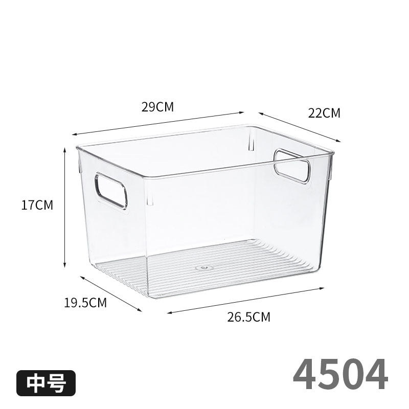 Desktop Storage Box U-Port Transparent Acrylic Cosmetic Mask Bathroom Skin Care Product Perfume Workstation Dressing Table Basket
