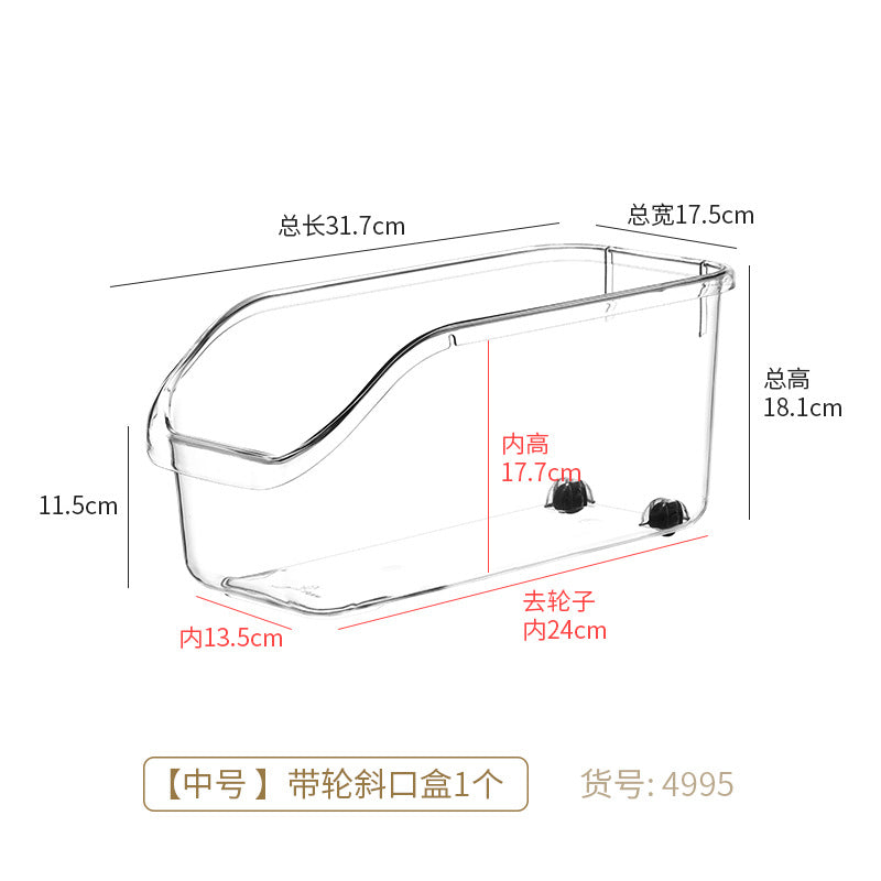Refrigerator Storage Box Storage and Organization Artifact Drawer Box Storage Box Organization Box Egg Food Preservation Box Kitchen