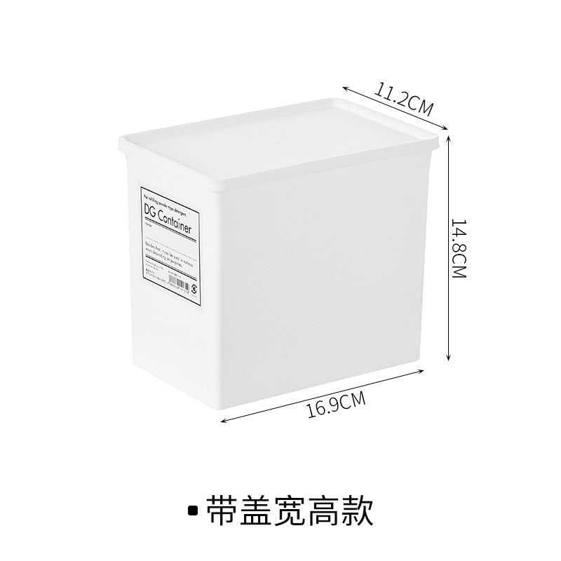 Washing Powder Storage Box Storage Box Large small size with Lid Classification Japanese-style Plastic Barrel Jar Household Sealed Container