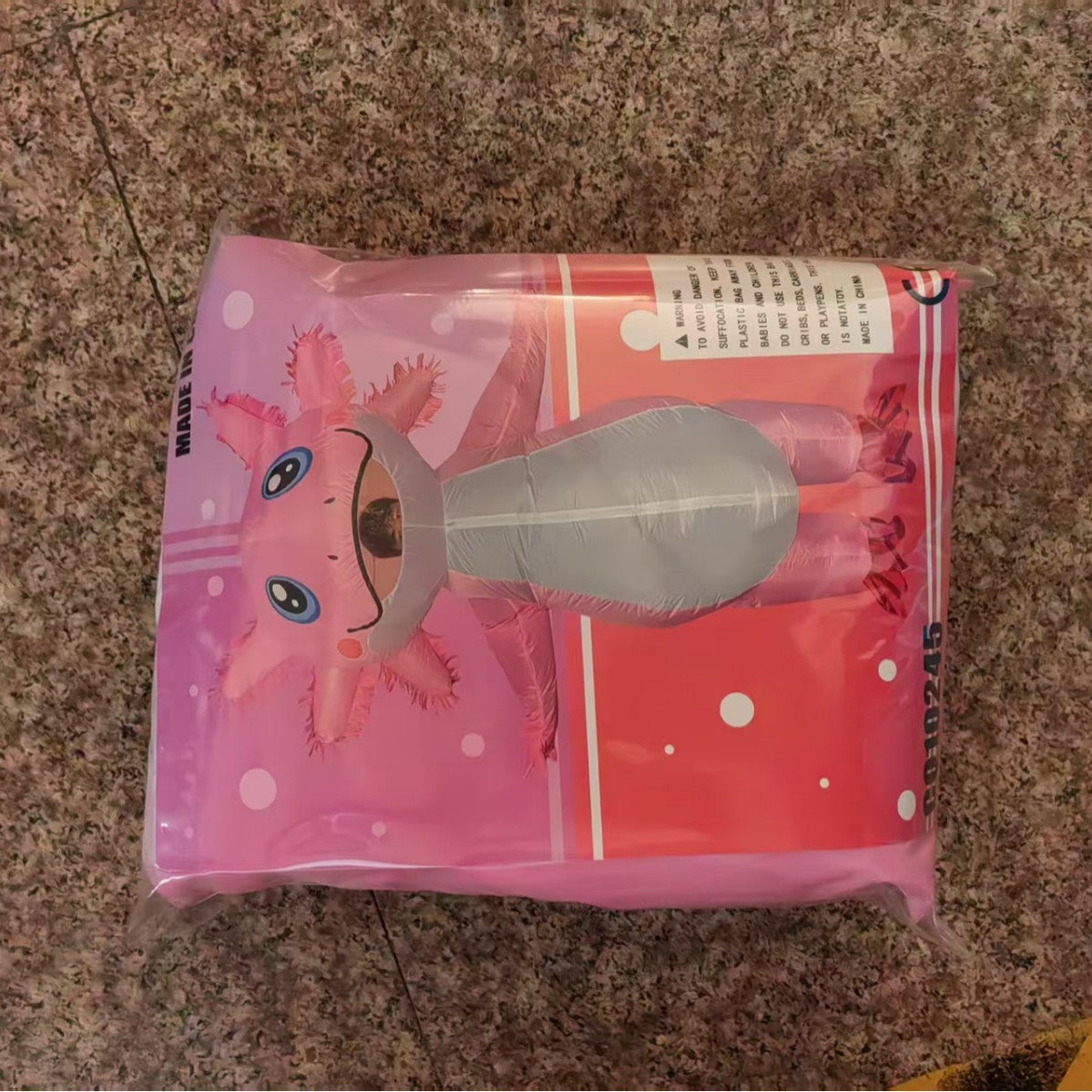 Cross-Border Supply Holiday Party Anime Axolotl Doll New Halloween Costume Axolotl Inflatable Suit