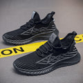 Flyknit Sneakers, Autumn Breathable Mesh Running Shoes, Cold-Adhesive Ready Stock Wholesale Men's Shoes, Street Casual Travel Shoes