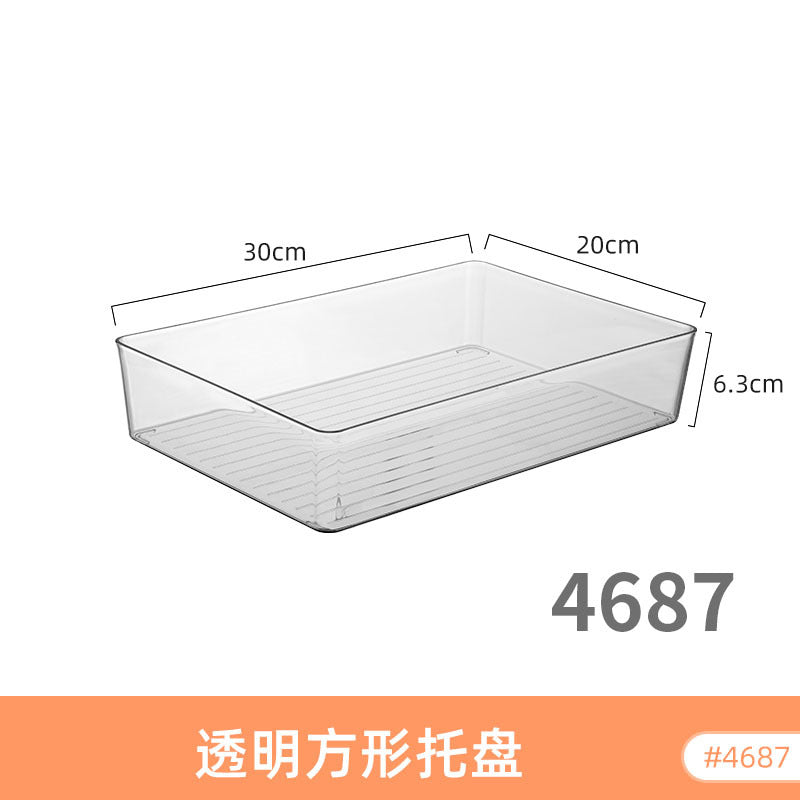 Desktop Storage Box small size Sundries Stationery Post-it Notes Hand Account Pencil Transparent Narrow Long Storage and Filing Box